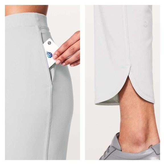 Lululemon Every Moment Crop Modal Terry Pant 26" in Vapor 2 - Picture 3 of 9